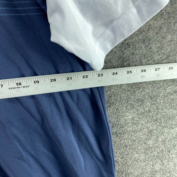 Travis Mathew Polo Shirt Men 2XL Blue Button Up Collared Short Sleeve Cotton - Picture 5 of 7